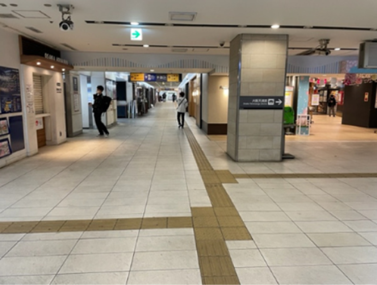 天満橋駅東改札口