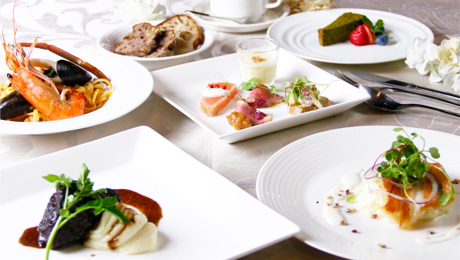 プレミアムコースのお料理