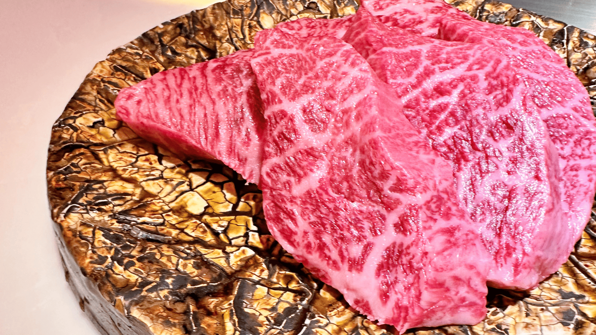 鉄板焼きのお肉